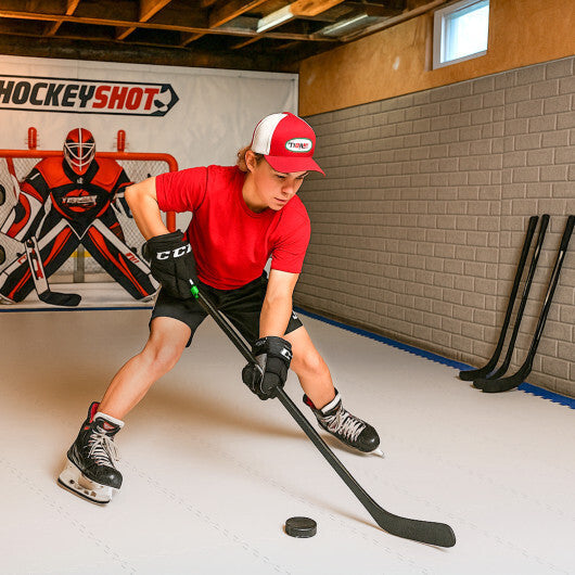 Hockey Flooring Tiles for Training Dryland Synthetic Ice Tiles Hockey Shooting Equipment W2B