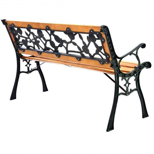 49 1/2 Inch Patio Park Garden Porch Chair Bench W2B