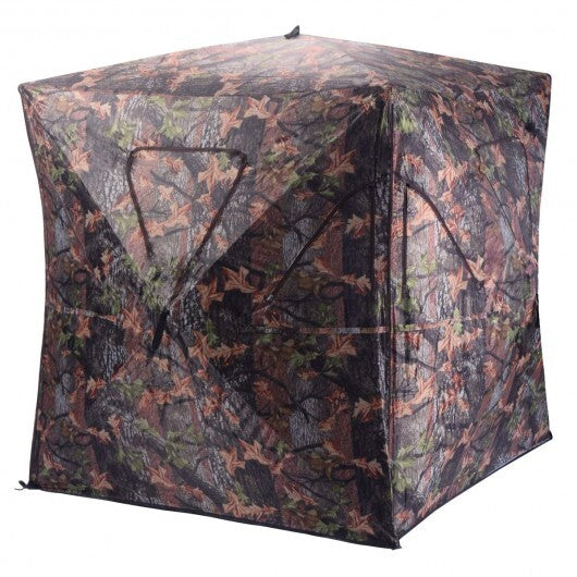 Ground Hunting Blind Portable Deer Pop Up Camo Hunter W2B