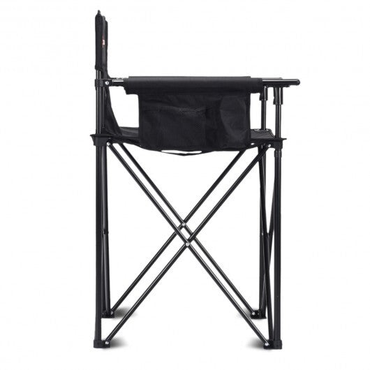 Portable 38 Inch Oversized High Camping Fishing Folding Chair W2B