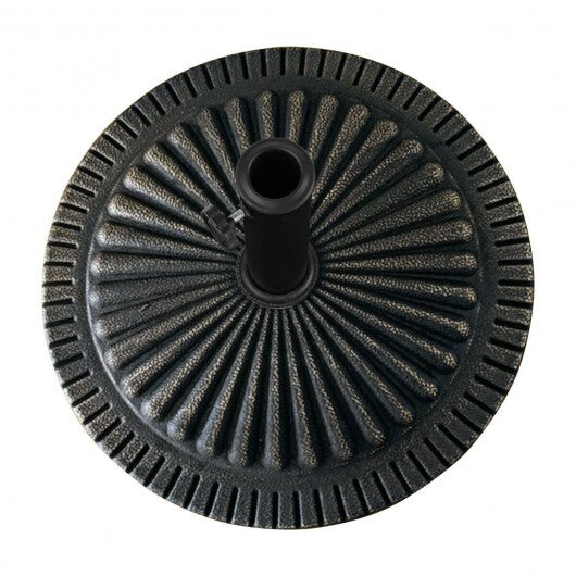 31.5 lbs Market Heavy-Duty Outdoor Stand Bronze Umbrella Base - Color: Black W2B