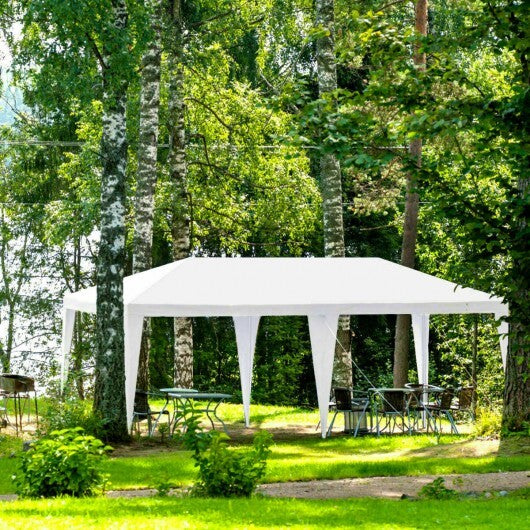 10 x 20 Feet Outdoor Party Wedding Canopy Tent with Removable Walls and Carry Bag W2B