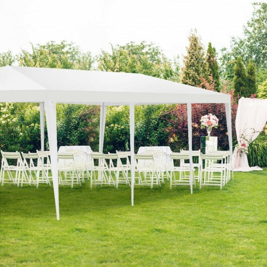 10 x 30 Feet Gazebo Canopy Tent with Connection Stakes and Wind Ropes W2B