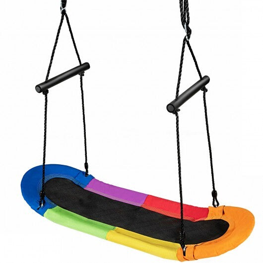 Saucer Tree Swing Surf Kids Outdoor Adjustable Swing Set W2B
