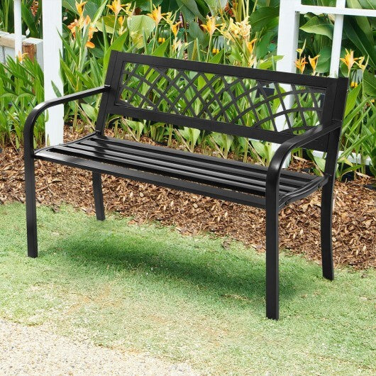 Bench Deck with Steel Frame for outdoor W2B
