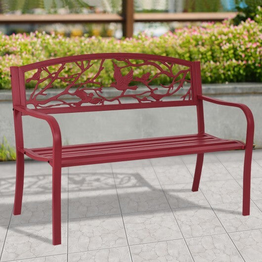 Patio Garden Bench Park Yard Outdoor Furniture W2B