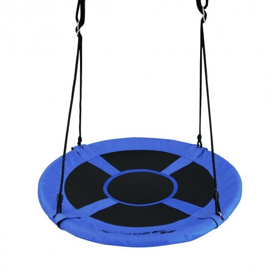 40 Inch 770 lbs Flying Saucer Tree Swing Kids Gift with 2 Tree Hanging Straps-Multicolor W2B