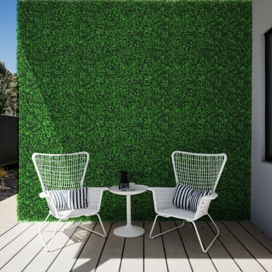 12 Pieces Artificial Peanut Leaf Hedges Panels W2B