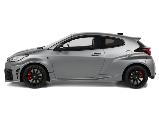 2024 Toyota GR Yaris Precious Metal Gray Metallic Limited Edition to 999 pieces Worldwide 1/18 Model Car by Otto Mobile-1