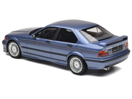 1992 BMW Alpina B6 2.8 Alpina Blue Metallic Limited Edition to 2500 pieces Worldwide 1/18 Model Car by Otto Mobile-1
