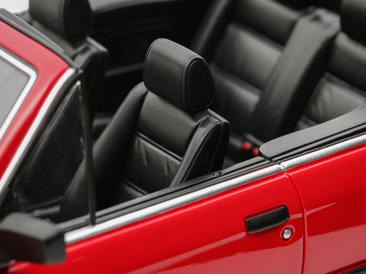 1986 BMW 325i Convertible Bright Red Limited Edition to 2000 pieces Worldwide 1/18 Model Car by Otto Mobile-1
