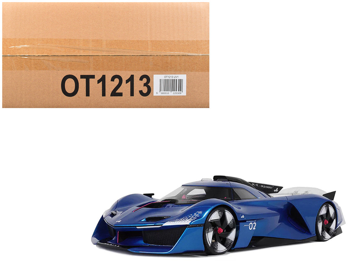 2024 Alpine Alpenglow HY6 Concept Car Specular Blue Metallic 1/18 Model Car by Otto Mobile Otto Mobile
