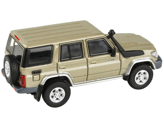 2014 Toyota Land Cruiser 76 Sandy Taupe Tan 1/64 Diecast Model Car by Paragon Models Paragon