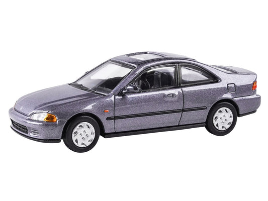 1995 Honda Civic Coupe EJ1 Horizon Gray Metallic with Sunroof 1/64 Diecast Model Car by Paragon Paragon