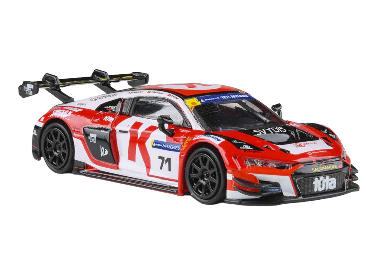 Audi R8 LMS GT3 EVO II #71 Arunas Geciauskas - Nicola Michelon - Tim Muller "Juta Racing" "12 Hours of Misano" (2025) 1/64 Diecast Model Car by Paragon Models Paragon