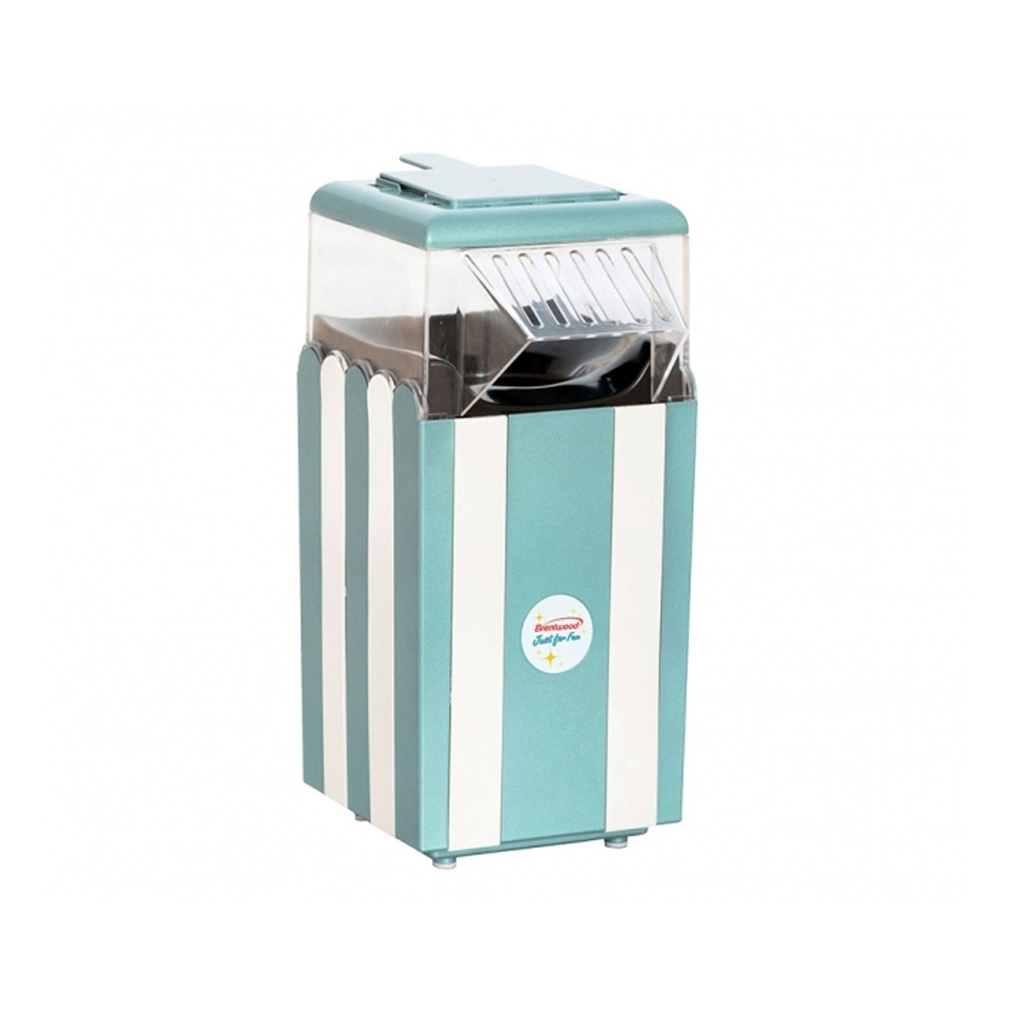 Brentwood Classic Striped 8 Cup Hot Air Popcorn Maker in Blue W2B