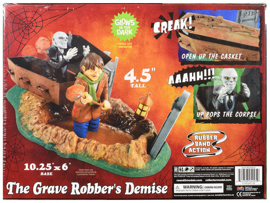 Skill 2 Model Kit Haunted Manor "The Grave Robber's Demise" Diorama Set 1/12 Scale Model by Polar Lights Polar Lights