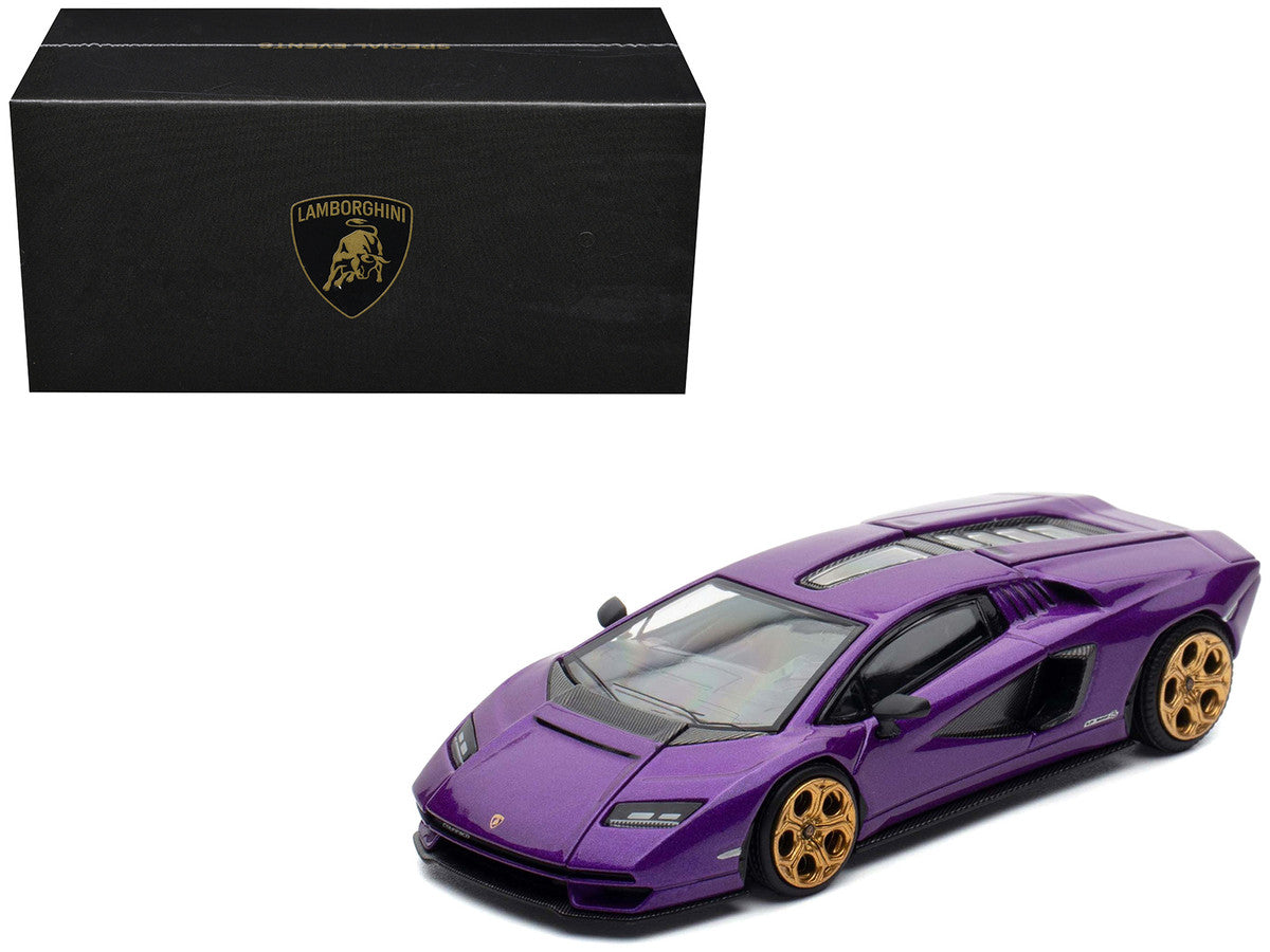 Lamborghini Countach LPI 800-4 Viola Pasifae Purple Metallic "Hong Kong Toycar Salon 2025" 1/64 Diecast Model Car by Pop Race Pop Race