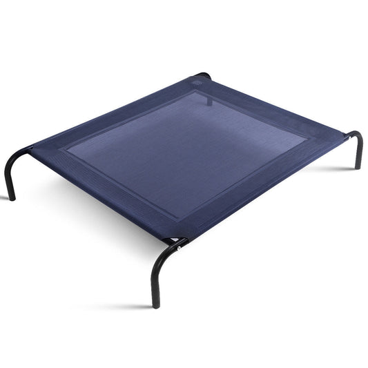 Elevated Pet Bed for Large Dogs - Color: Gray - Size: L W2B