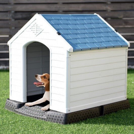 Plastic Waterproof Ventilate Pet Puppy House W2B