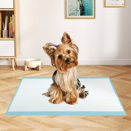 Dog and Puppy Pee Pads 24" x 17" (300 Counts) for Potty Training-Blue W2B