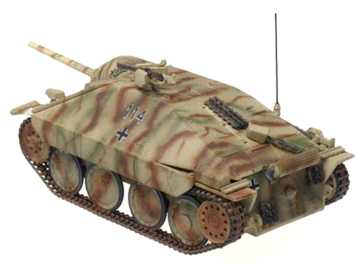 Hetzer (Early) Tank Destroyer "#114 Hilde Nove Mesto Czechoslovakia" (1945) German Army 1/72 Diecast Model by Panzerstahl Panzerstahl