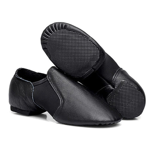 Genuine Leather Jazz Dance Shoes For Girls Brown Black Anti-Slip Jazz Shoes Adult Dance Sneakers High Quality Jazz Shoes LadyShow.Store
