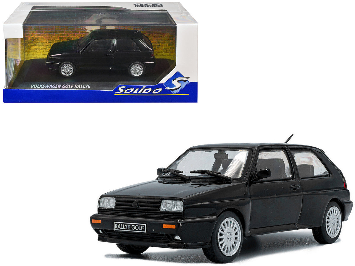 1989 Volkswagen Golf Rallye G60 Black 1/43 Diecast Model Car by Solido Solido
