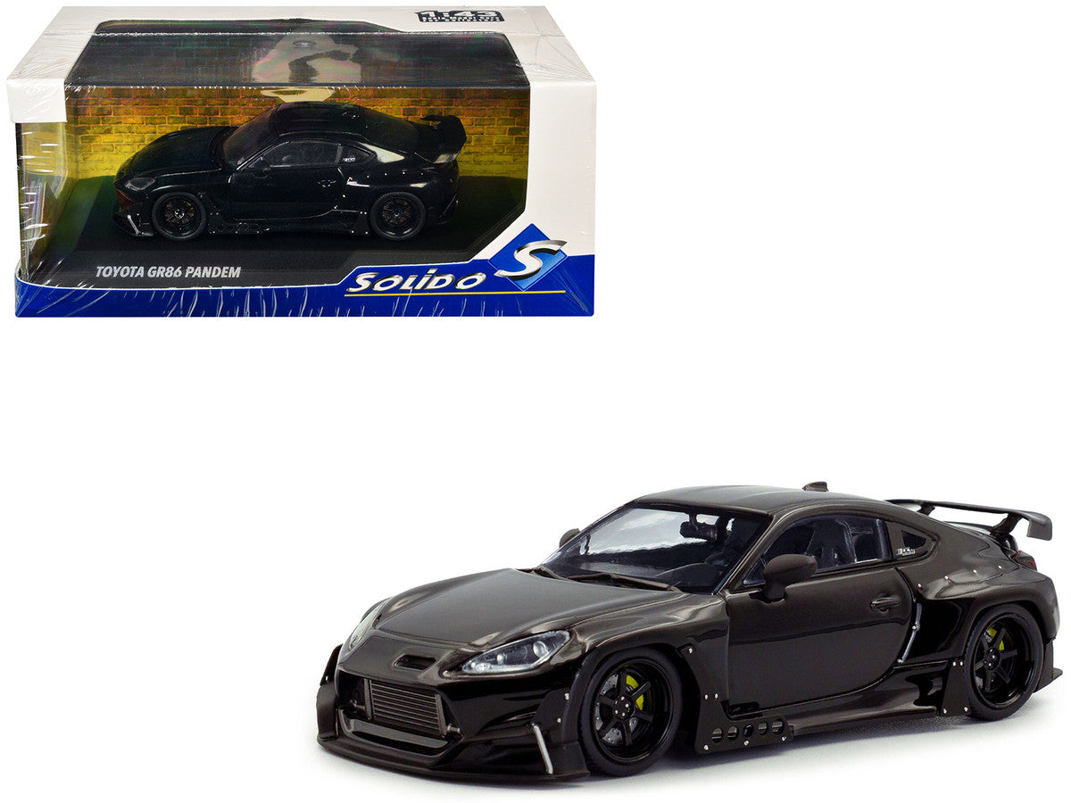 2022 Toyota Pandem GR86 Black 1/43 Diecast Model Car by Solido-4