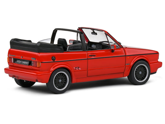 1992 Volkswagen Golf 1 Cabriolet Sportline Tornado Red 1/43 Diecast Model Car by Solido