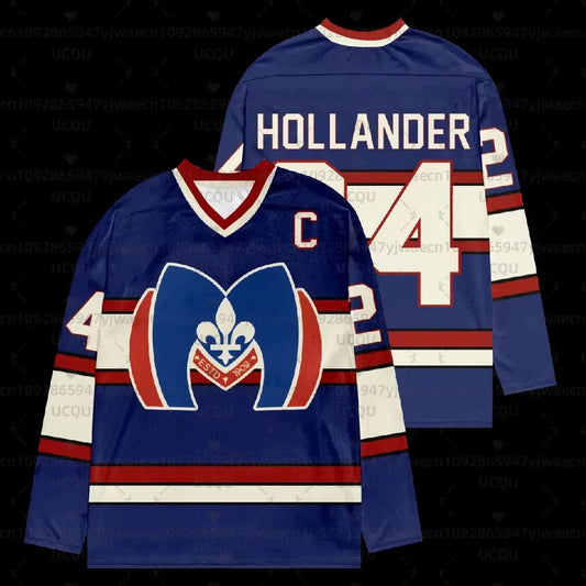 2026 mens New Heated Rivalry Hockey Jersey Long Sleeves Tee Men's Women Rozanov HOLLANDER v-neck T-shirt Unisex Tops Pullovers Pi-Mart