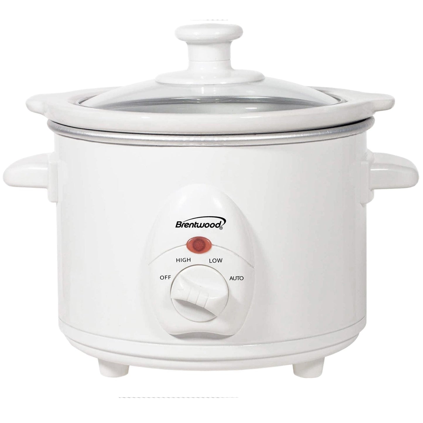 Brentwood 1.5 QT Slow Cooker in White W2B