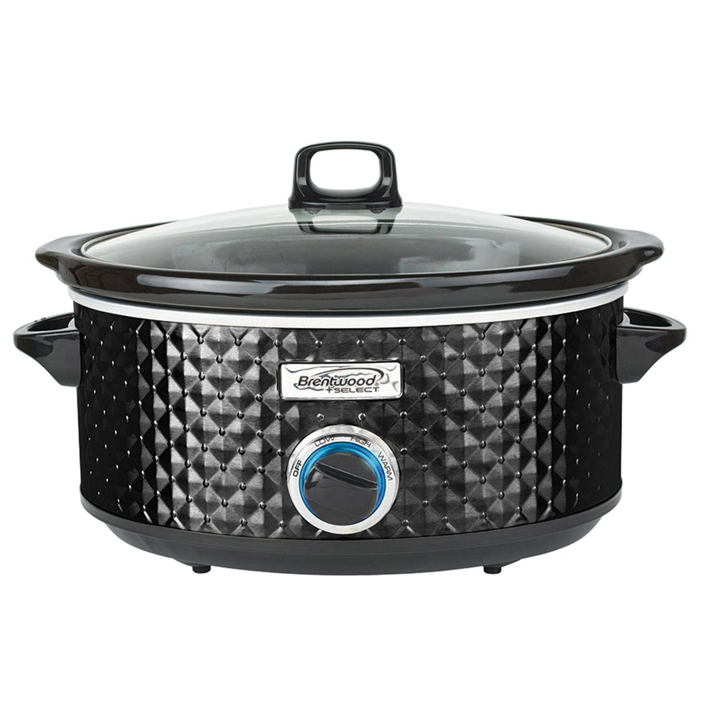 Brentwood Select 7 Quart Slow Cooker in Black W2B