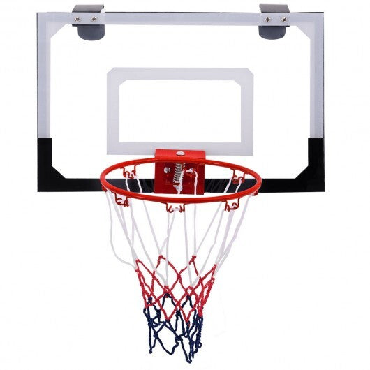 Over-The-Door Mini Basketball Hoop Includes Basketball and 2 Nets W2B