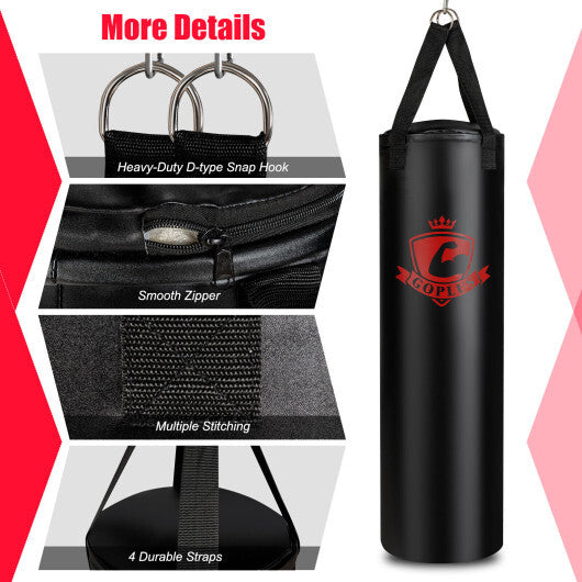 Filled Punching Bag Set for Adults- 56 lbs W2B