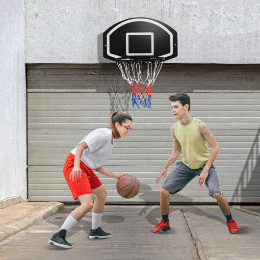 Wall Mounted Basketball Set for Kids Teens Adults W2B