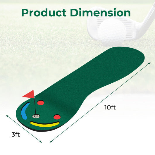 Golf Putting Green Set for Indoor Outdoor Use W2B