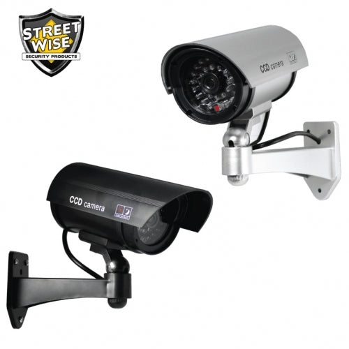 5 Inch IR Dummy Camera Silver W2B