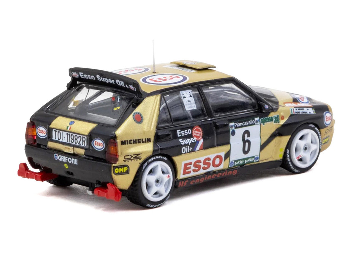 Lancia Delta HF Integrale #6 Piero Longhi - Maurizio Imerito "Esso" Winner "ECR Piancavallo Rally" (1993) "Hobby64" 1/64 Diecast Model Car by Tarmac Works Tarmac Works