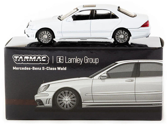 Mercedes-Benz S-Class Wald "Lamley Special Edition" Alabaster White "Global64" Series 1/64 Diecast Model by Tarmac Works Tarmac Works