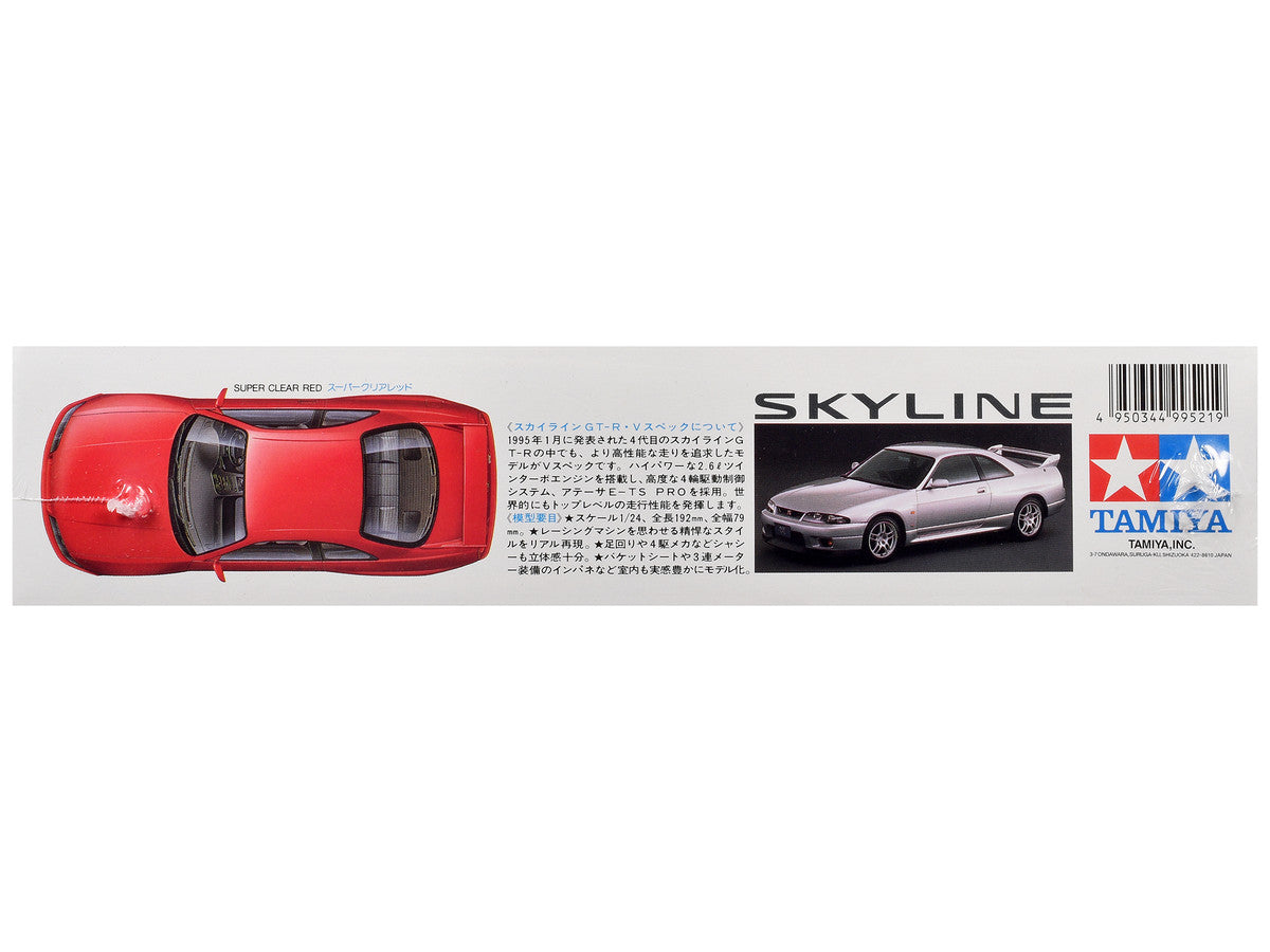 Model Kit Nissan Skyline GT-R V.Spec 1/24 Scale Model by Tamiya-4