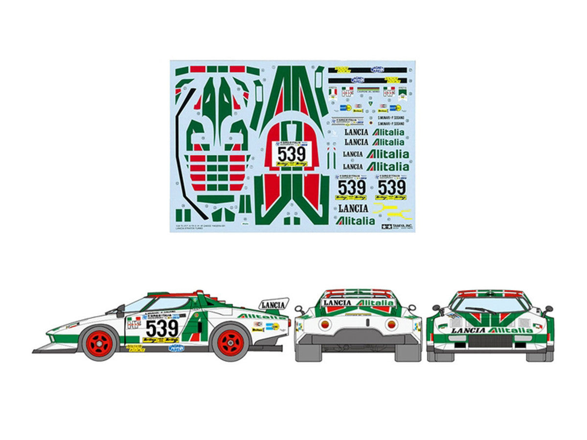 Model Kit Lancia Stratos Turbo 1/24 Scale Model by Tamiya-4