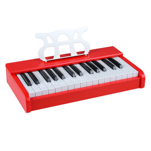 Kids Piano Keyboard 30 Keys Digital Piano with Music Stand for 3+ Years Old Beginners-Black W2B