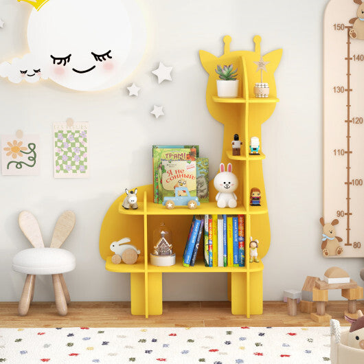 Green Kids Bookcase Shelf Toy Storage Organizer with Open Storage Shelves W2B