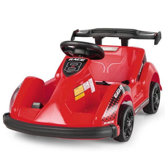6V Kids Ride On Go Cart with Remote Control and Safety Belt-Pink W2B