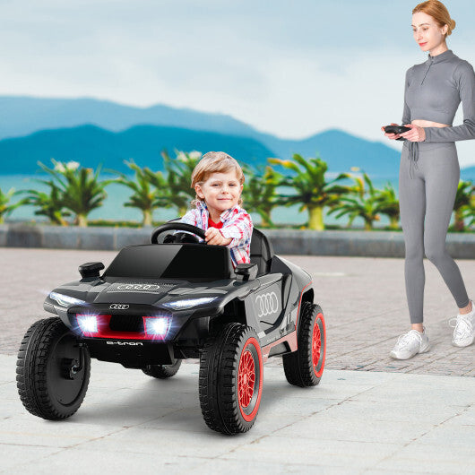 Licensed Audi Kids Ride On E-tron Racing Car-Gray W2B