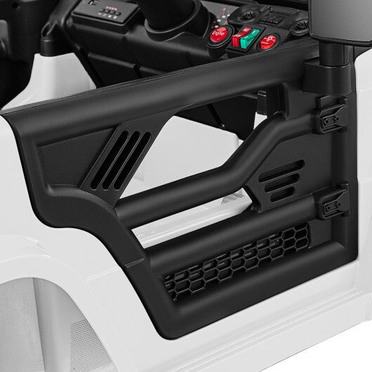 12V Kids Ride on Truck Car with Parental Remote and Music Player-White