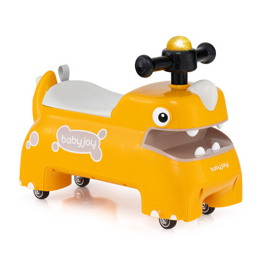 Toddler Ride on Toy Walking Sliding Car with Lights and Music-Green W2B