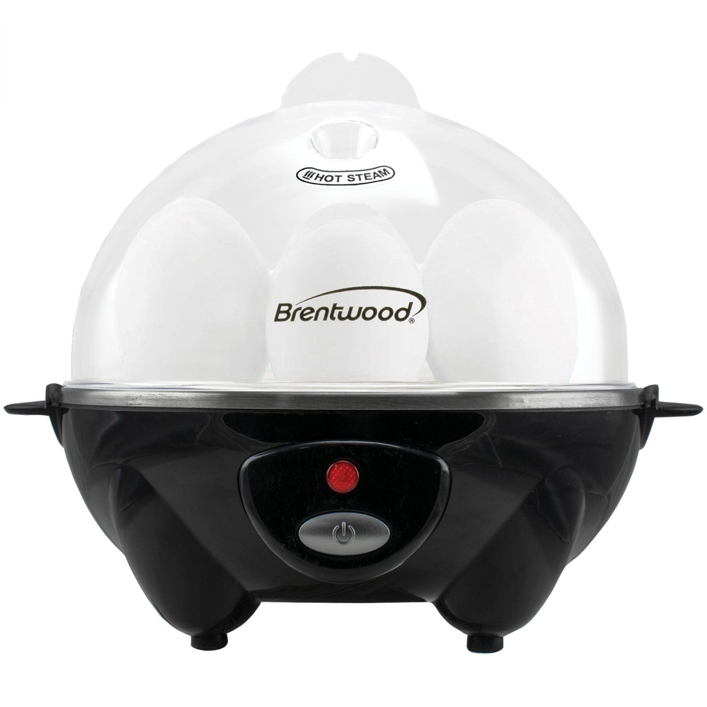 Brentwood Electric 7 Egg Cooker with Auto Shut Off in Black W2B