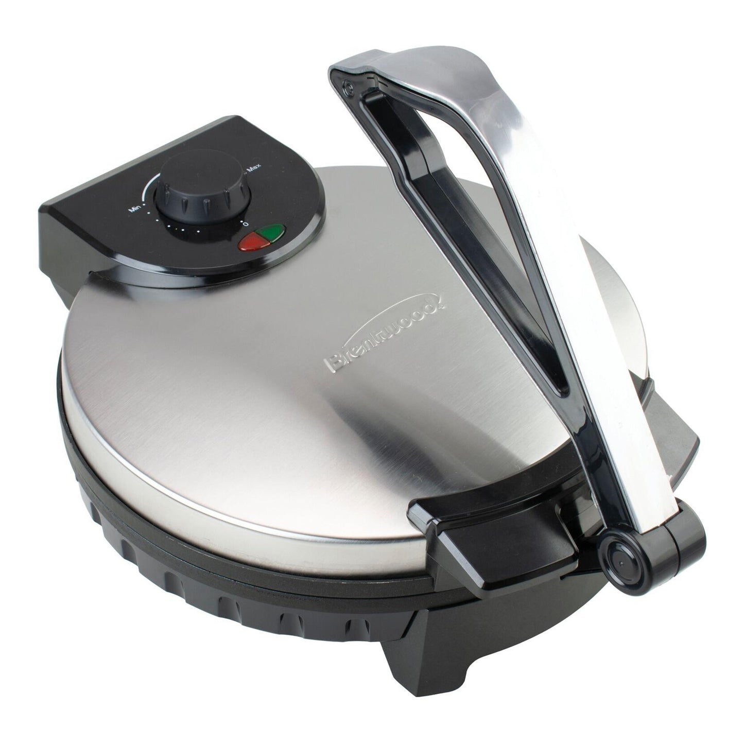 Brentwood 12 Inch Stainless Steel Nonstick Electric Tortilla Maker W2B